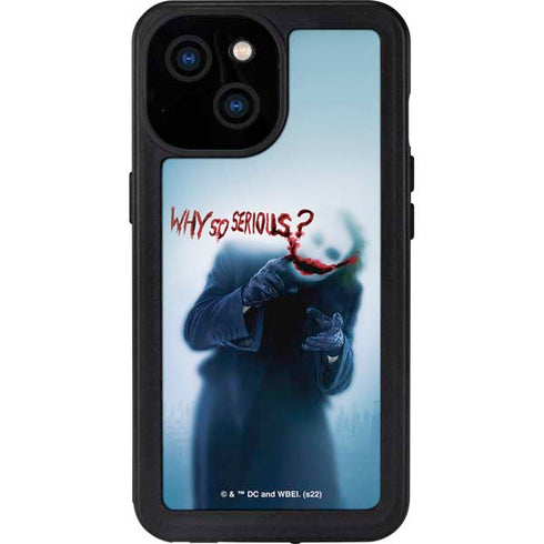 The Dark Knight Why So Serious iPhone 15 Waterproof Case